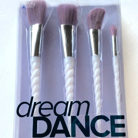 BEAUTY 360 4 PC DREAM DANCE UNICORN MAKE UP BRUSH SET - Picture 1 of 7